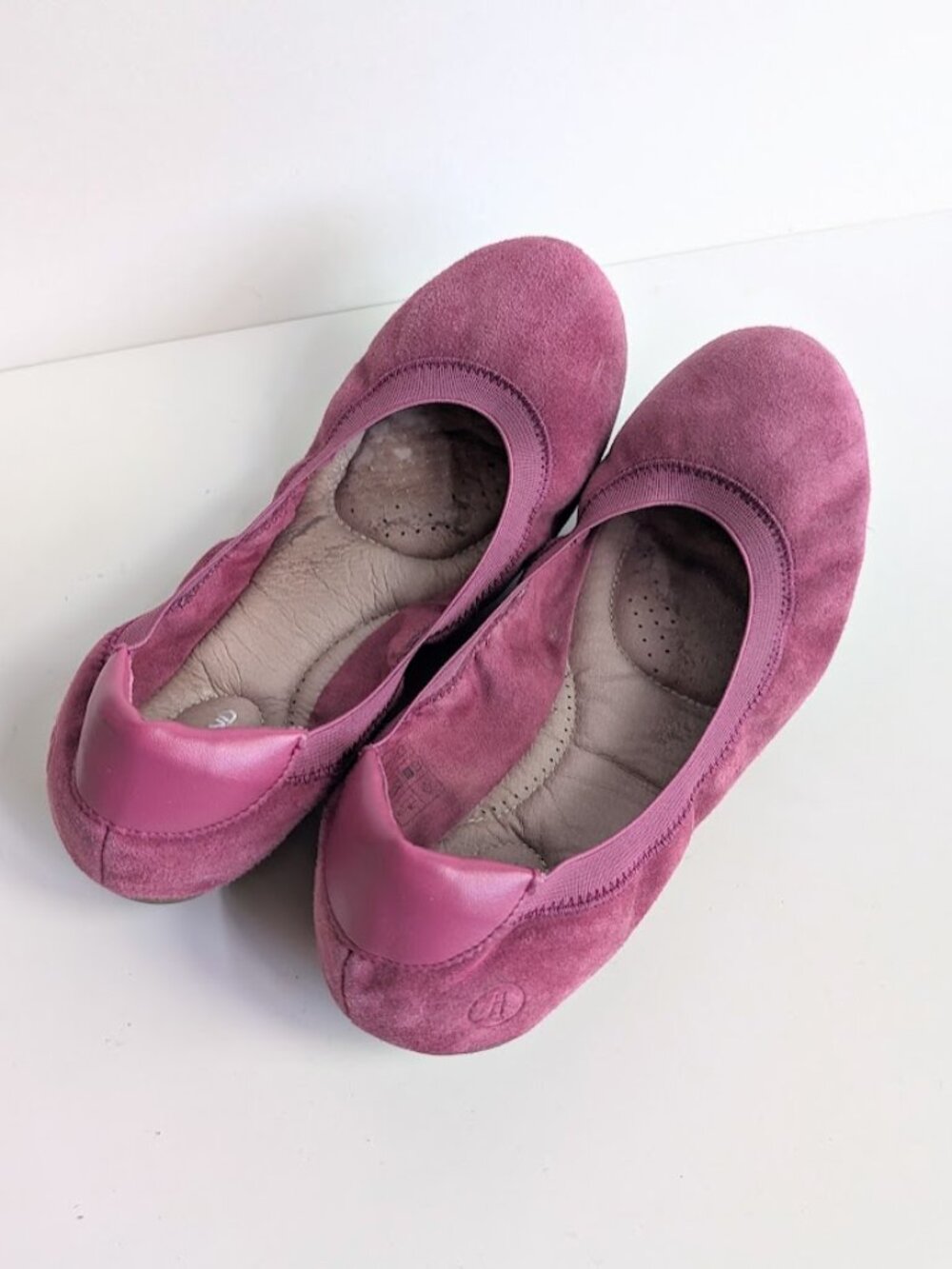 Lands' End Comfort Elastic Ballet Flats Slip-Ons Shoes Sz: 7.5D/38